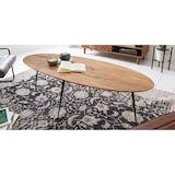 thumbnail of SIT Möbel Couchtisch oval | Tischplatte Akazie | Beine Metall | B 150 x T 60 x H 45 cm | natur | 01053-27 | Serie THIS & THAT