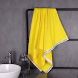 thumbnail of Benetton - Asciugamano 90x160 cm 380 g/mq 100% cotone velluto giallo arcobaleno