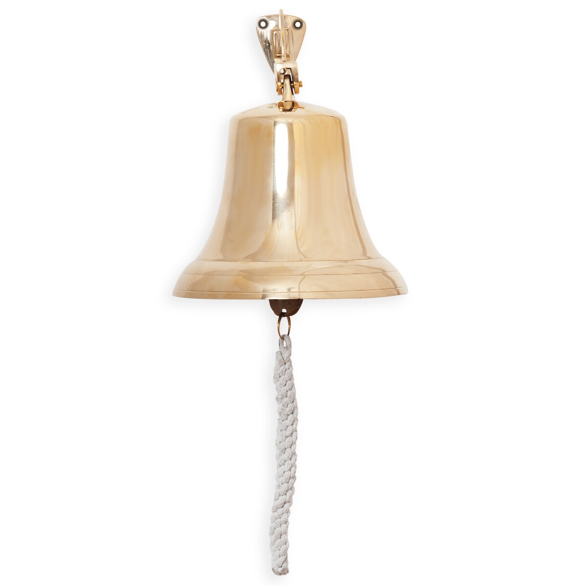 Moritz Schiffsglocke Messing 12 cm mit Wandhalterung