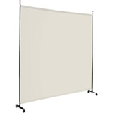 thumbnail of COSTWAY Divisória de 184 x 184 cm com rodízios, tela de 1 peça, divisória dobrável, feita de tecido(bege)