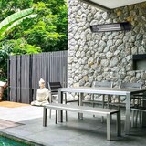 thumbnail of Sined Caldo Irb Nero 2000 Stufa Da Esterno a Onde Medie Con Potenza 2000w Nero