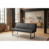 thumbnail of KAWOLA Esszimmerbank ELEEN Leder schwarz 143cm