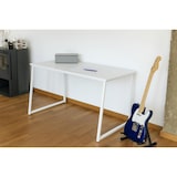 thumbnail of DUPI Escritorio Plegable PRACTIC 100x50 cm – Mesa Ordenador Blanca con  Estructura Metálica Resistente, Multifuncional para Estudio u Oficina en Casa