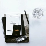 thumbnail of Rhodia 10x Gehefteter Notizblock Rhodia No.11 A7 80 Blatt liniert 80g - Schwarz 116009C