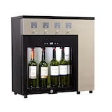thumbnail of La Sommeliere Distributeur de vin au verre 4 bouteilles, 1 compartiment, Noir et Inox, Classe énergétique B