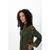 thumbnail of Chef Works® Damenkochjacke MOJAVE Flex Serie nachhaltig, Knöpfe, Cool Vent™, Olive, Größe S
