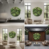 thumbnail of Cuadro vegetal artificial Naturing Monde Ginebra- 100 cm diámetro
