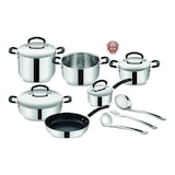 thumbnail of Lagostina pratica 13 pz set di pentole in acciaio inox adatte ad induzione