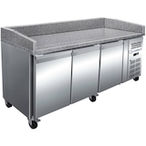 thumbnail of Mesa refrigelada 3 Puertas Preparación Pizzas con Encimera de Granito de 2025 x800 x1000h mm PZ3600TN