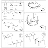 thumbnail of Tavolo Bar Cucina 70x70 Allungabile a 70x140 cm colore beige Mod. SANREMO by Yelloo