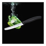 thumbnail of Victorinox Tomatenmesser Swiss Classic 11cm, rund, mit extra scharfem Wellenschliff, schwarz