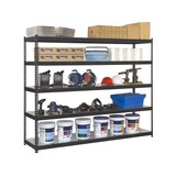 thumbnail of SimonRack Industrieregal, 2000x1500x900 mm, 600 kg am Biegepunkt, 5 Metallböden, Garagenregal, Anthrazit/Verzinkt- Simonforte