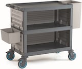 thumbnail of Carrello di sgombero Combisteel Procart 221 con 3 ripiani, 1 secchio, 1 secchio per posate