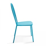 thumbnail of Chaise bistrot de jardin en métal bleu - Oviala