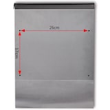 thumbnail of Briefkasten aus Edelstahl