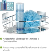 thumbnail of WENKO Turbo-Loc® Edelstahl Eckablage Mod. Quadro, rostfrei, Befestigen ohne bohren