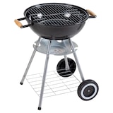 thumbnail of aro Griglia a forma di sfera, porcellana / acciaio / legno, ø 39 cm, 53.5 x 42.5 x 73 cm, con rotelle, cassetto cenere estraibile, nero