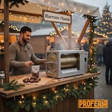 thumbnail of Grilloir à châtaignes / Marronnière professionnelle à gaz – 9-10 kg – REVOGRILL
