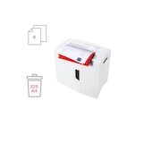 thumbnail of Destructora de documentos HSM shredstar X8, nivel de seguridad 4, corte en partículas, 8 hojas