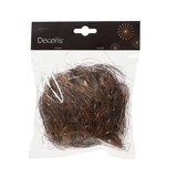 thumbnail of Lametta Engelshaar glatt Kunststoff 20g Feenhaar Weihnachtsdeko Christbaumschmuck Partydeko Füllmaterial für Verpackungen von Geschenken Espressobraun