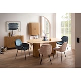 thumbnail of SIT Möbel Schrank | 2 Türen | Mangoholz natur | Gestell Altmetall schwarz | B 100 x T 40 x H 172 cm | 09369-01 | Serie STRIPE