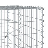 thumbnail of vidaXL Gabione mit Deckel 1000x100x200 cm Verzinktes Eisen