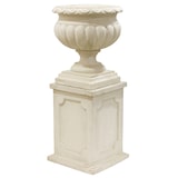 thumbnail of Ensemble vase et socle en béton -  Ø48x109cm