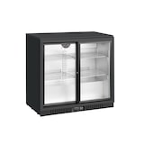 thumbnail of METRO Professional Frigo vetrina per bevande GBC3102, alluminio/vetro, 90 x 52 x 86.5cm, 198 L, ventilata, 2 porte, nero