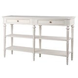 thumbnail of Console 6 pieds Léonie -  Blanc  Bois Amadeus 40.00x150.00 cm