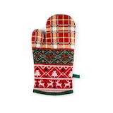 thumbnail of Excelsa Ofenhandschuh und Küchentuch Fall Winter aus Baumwolle mehrfarbig