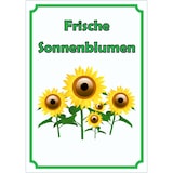 thumbnail of Sonnenblumen Aufkleber Hochkant A5 (148x210mm)