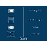 thumbnail of CreaTable Diana Schwarz Tellerset 12-tlg Glas