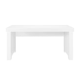 thumbnail of Nachtkästchen niedriger Nachttisch ohne Schublade Kiefer massiv Weiß 90.20-K15W