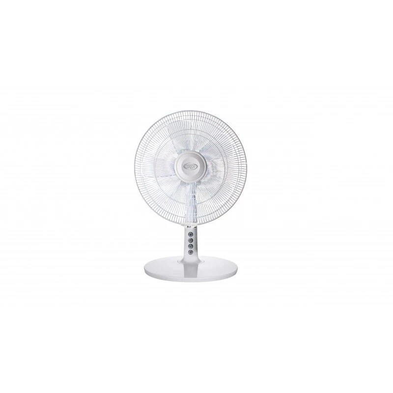 Argo Ventilatore da Tavolo 40 cm 55 W con Telecomando 3 Velocità Bianco