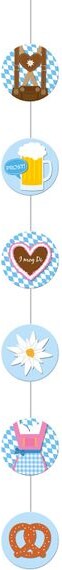 thumbnail of Partyset 20 tlg. Oktoberfest Deko Wiesn Dekoration Dirndl Lederhose Partyartikel