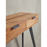 thumbnail of Massivholz Konsolentisch mit Metallbeinen, Stilvolles Unikat für Zuhause. 90x36x78 cm | Kadima Design