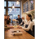 thumbnail of Alukaschierter Deckel für Alu-Schale 900ml, Menüschale, rechteckig, 800 Stk, 21,4 x 14,8 cm