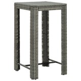 thumbnail of vidaXL 3-tlg. Gartenbar-Set Grau Poly Rattan & Massivholz Akazie