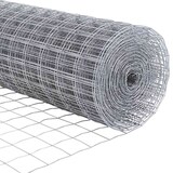 thumbnail of vidaXL Zaun mit Pfosten Silber 0,4 x 10 m Stahl und PVC