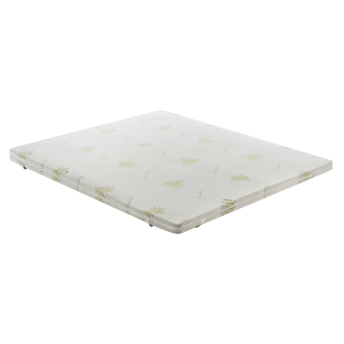 MaterassieDoghe - Topper 90x200 in Memory Foam - Alto 10 cm - Rivestimento in aloe vera sfoderabile
