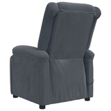 thumbnail of vidaXL Massagesessel Dunkelgrau Samt
