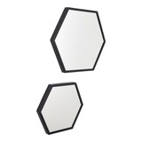thumbnail of LOFT42 Wandspiegel  Zeshoek Large - Zwart - 58x50