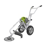 thumbnail of Débroussailleuse Thermique 52cm³ à Roues Lame Ø 255 mm + Casque de sécurité Grillagé VITO