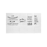 thumbnail of MONOUSO - Tovagliolo da Bar di Carta 17x17cm “Frasi” Bianco (200 Pezzi)