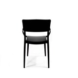 thumbnail of Chaise Empilable Wing avec Accoudoirs - Noire - VEBA