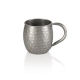 thumbnail of 6x Moscow Mule Set, 0,45 ltr., Ø 8,5 cm, Höhe 10 cm, Titanium gold, gehämmert, Chromnickelstahl, PVD-Beschichtung