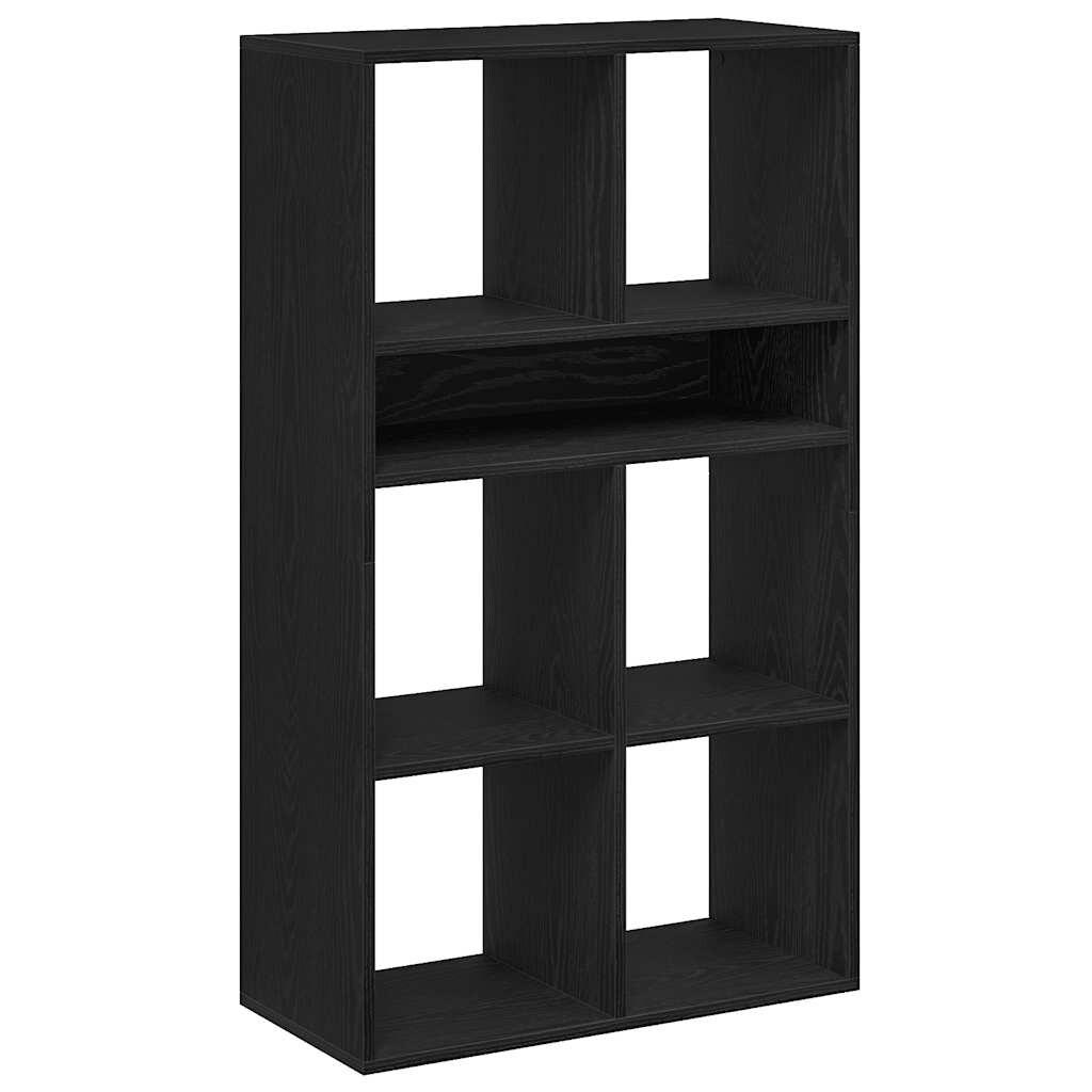 vidaXL Bücherregal Schwarz 66x31x112 cm Holzwerkstoff