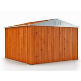 thumbnail of Deposito attrezzi box acciaio capanno lamiera zincata 327x269cm x h 215cm - 132 kg - 8,80mq LEGNO