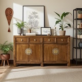 thumbnail of OPIUM OUTLET Asia Meubles Commode Buffet Armoire de mariage sideboard console chiffonnier 31196 marron asiatique chinois oriental entièrement monté