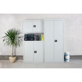 thumbnail of SimonRack Armadio Metallico 1800x800x400, 2 Porta, 4 Ripiani, Portata 75 kg per Ripiano, Grigio - Simonlocker